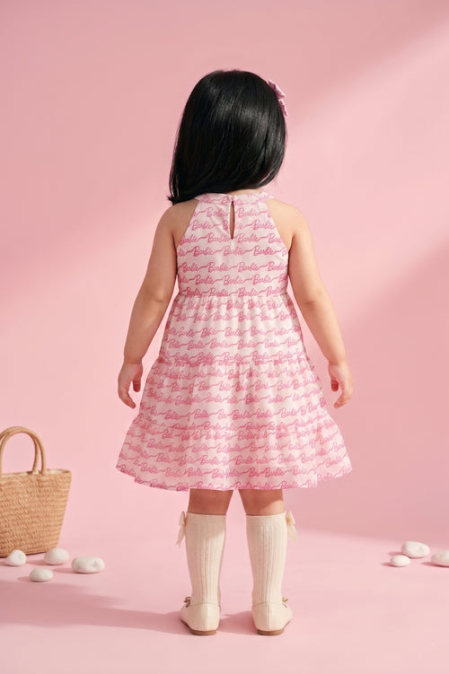 Barbie Spaghetti Strap Calf Length Midi Dress BAM1109