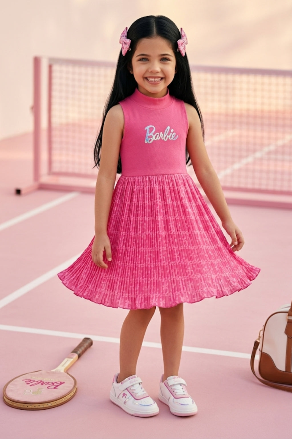 Barbie Round Neck Knitted Top Pleated BAM1116