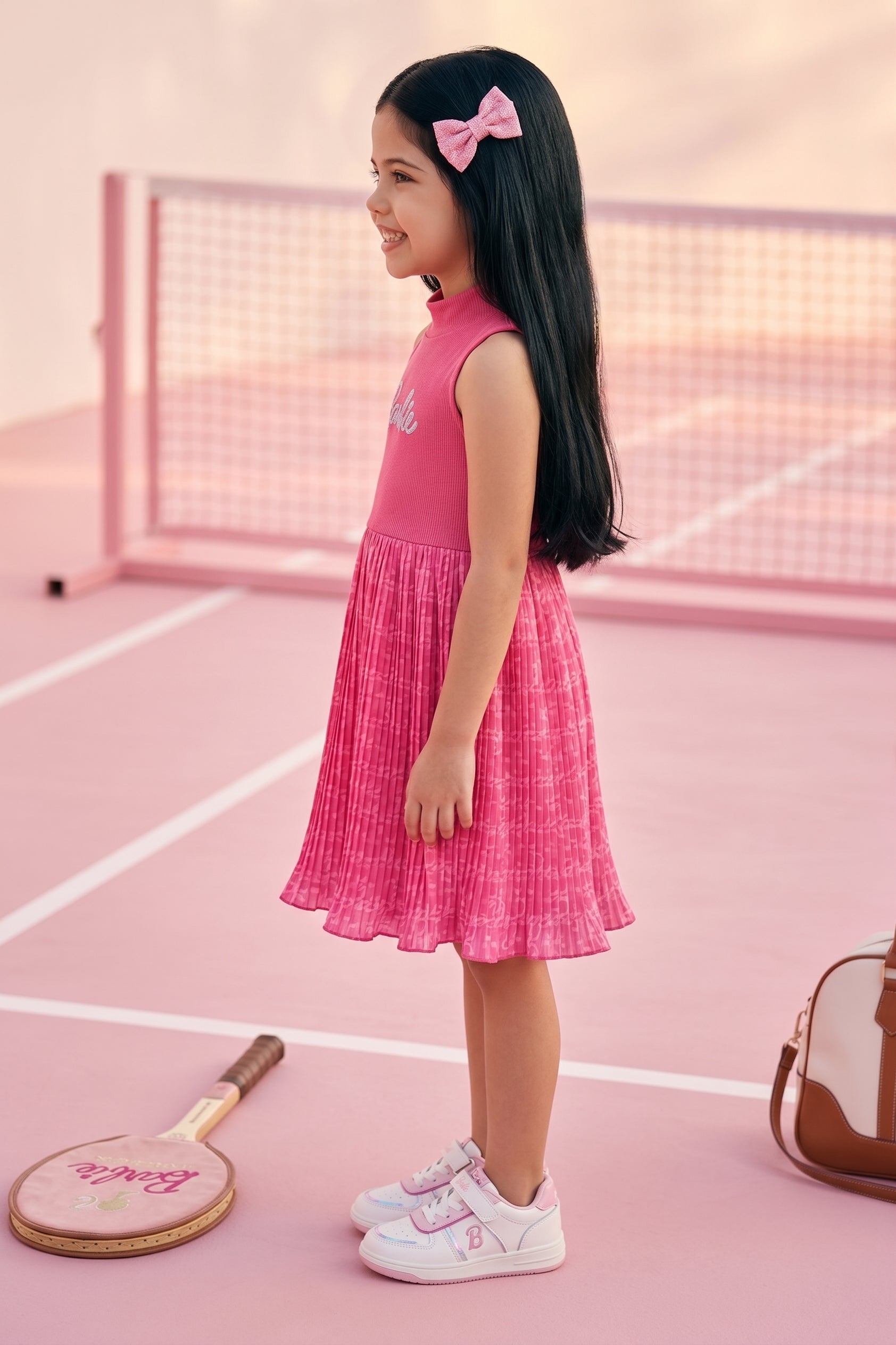 Barbie Round Neck Knitted Top Pleated BAM1116