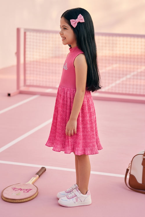 Barbie Round Neck Knitted Top Pleated BAM1116