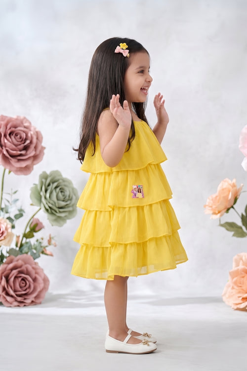 Barbie Spaghetti Neckline Layered Midi Layered BAM1127
