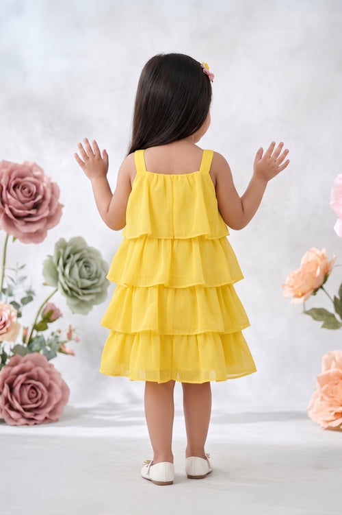 Barbie Spaghetti Neckline Layered Midi Layered BAM1127