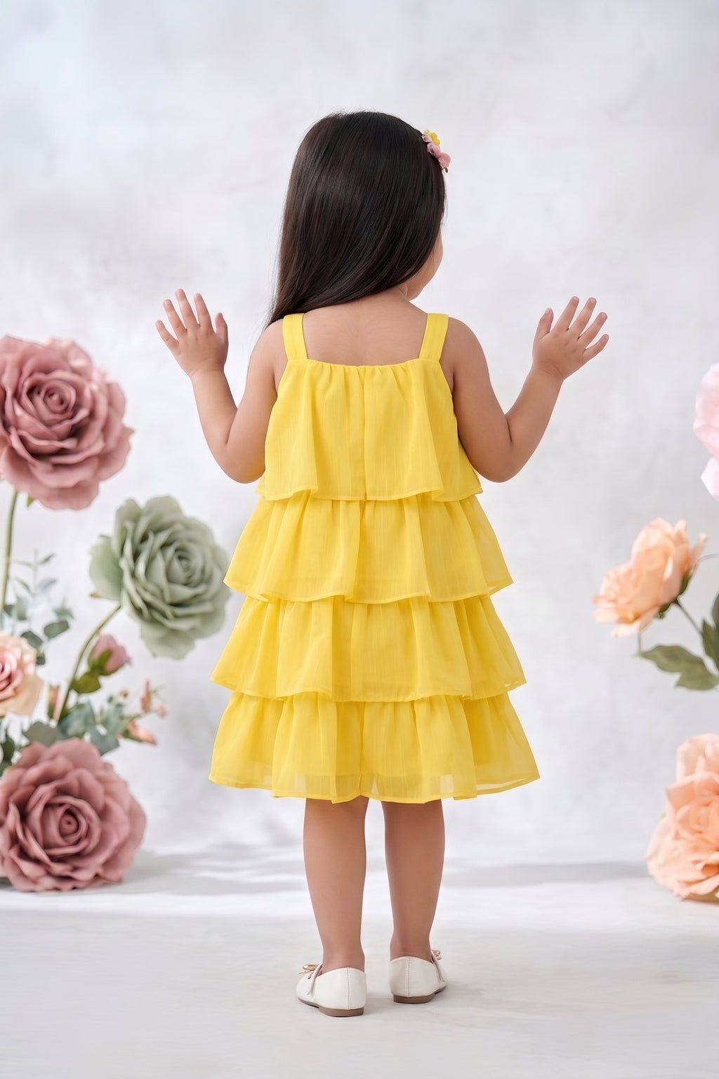 Barbie Spaghetti Neckline Layered Midi BAM1127