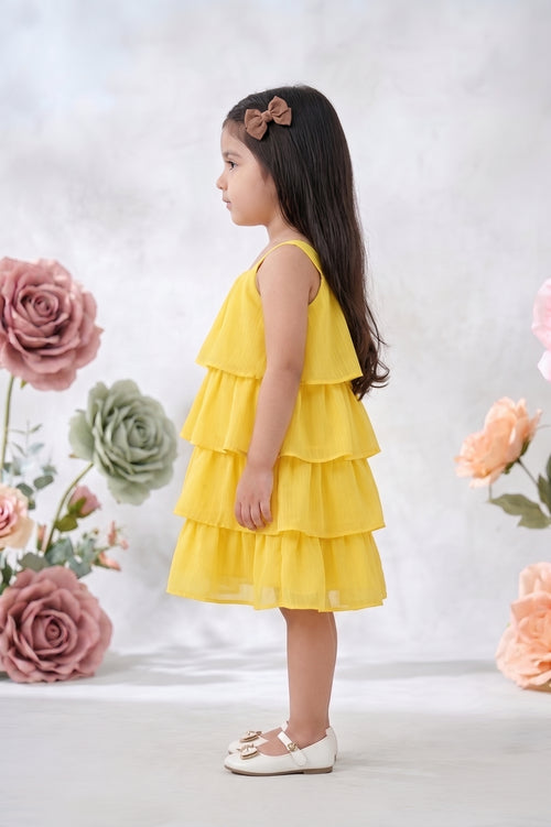 Barbie Spaghetti Neckline Layered Midi Layered BAM1127