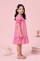 Barbie Printed A-Line Midi Dress BAM1187