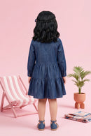 Barbie Navy Blue Denim Dress BAM1252