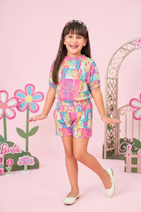 Multi-Color Printed Co-ord Set BASET319