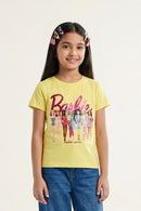 Barbie Yellow Girl Gang Graphic T-Shirt BATP2011