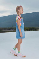 Cool Vibes Denim Dungree with Top D161