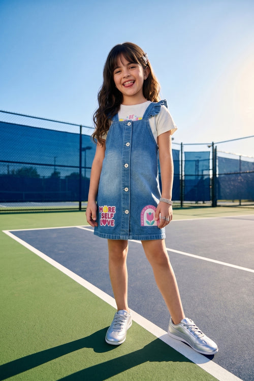 Light Blue Denim Dungaree D200