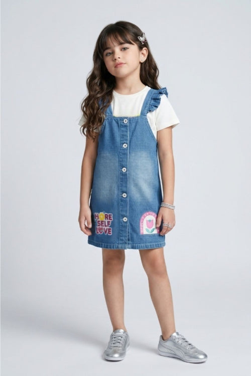 Light Blue Denim Dungaree D200