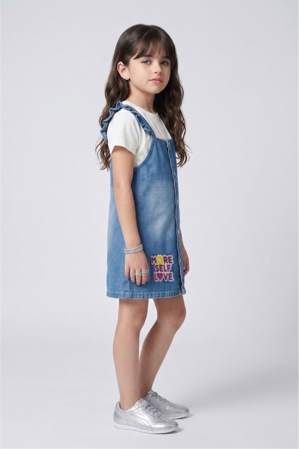Light Blue Denim Dungaree D200