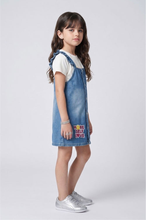 Light Blue Denim Dungaree D200