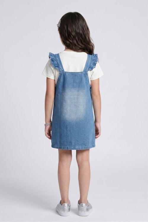 Light Blue Denim Dungaree D200