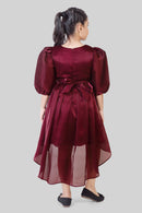 Tiny Girl Wine Party Frock for Girls – Premium Kids Fashion India