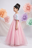 Twinkle Bow Blush Party Dress G419