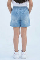 Girls Studded Denim Shorts H1033