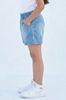 Girls Studded Denim Shorts H1033
