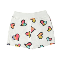 White Heart Print Shorts – Sweet Everyday Style