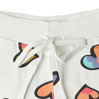 White Heart Print Shorts – Sweet Everyday Style