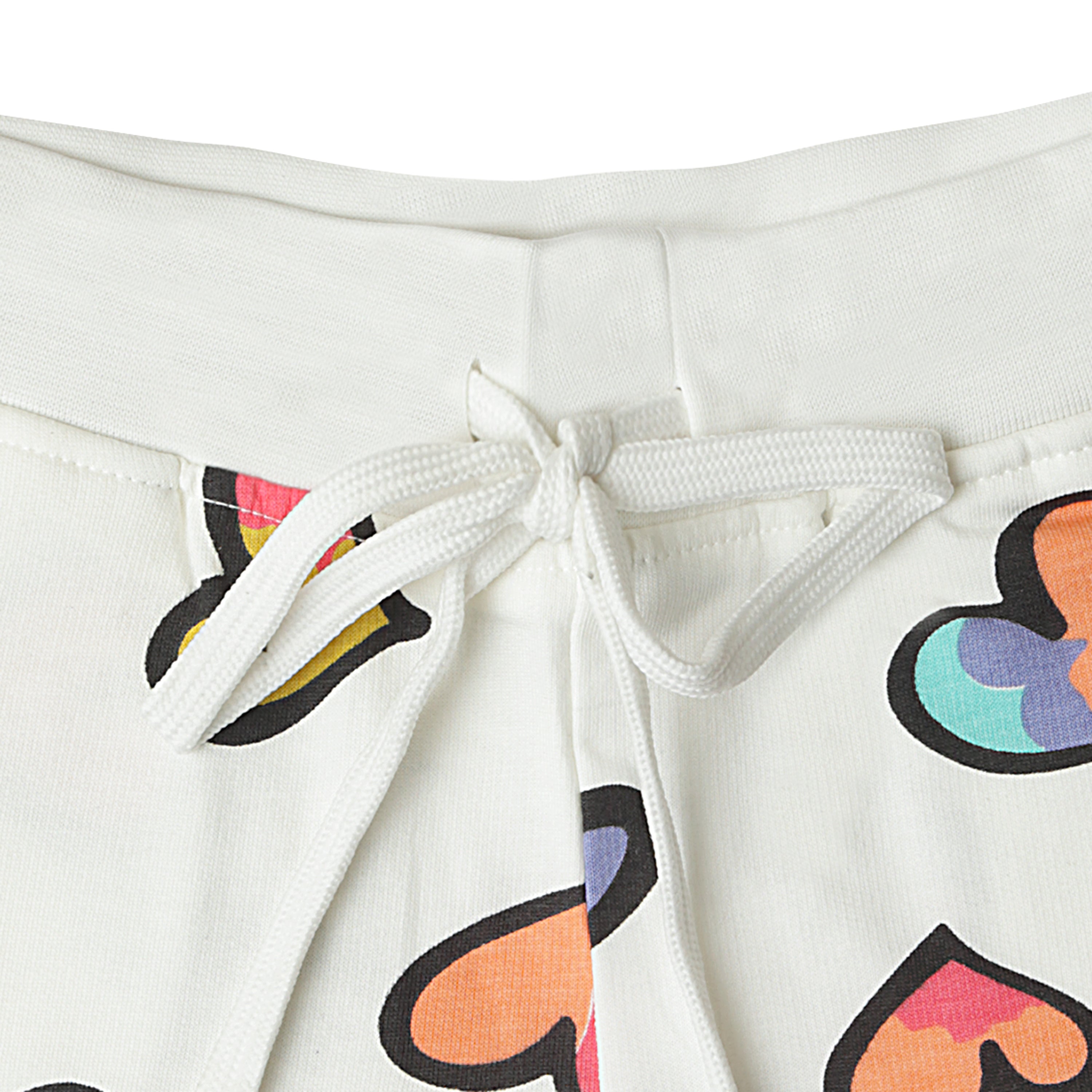 White Heart Print Shorts – Sweet Everyday Style