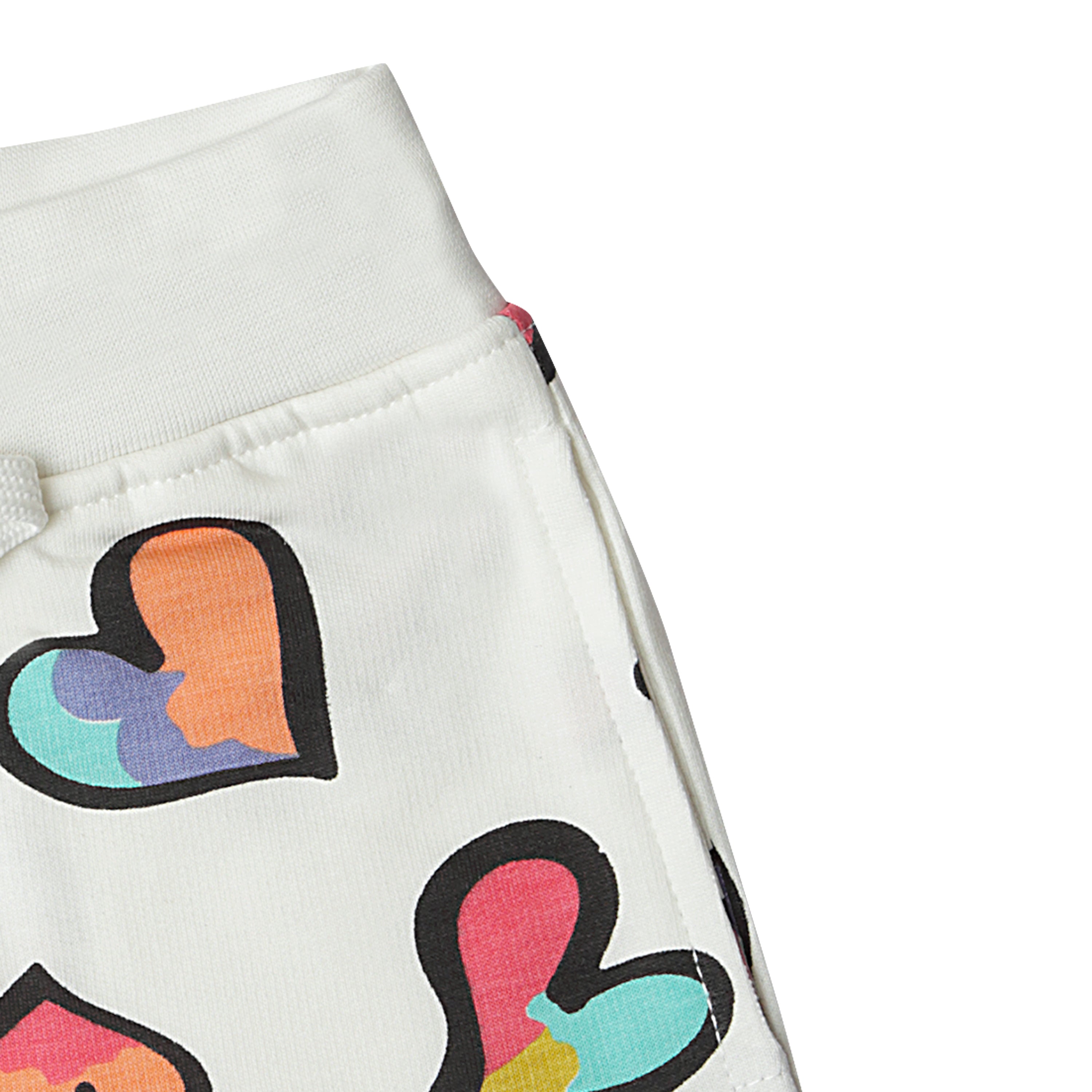 White Heart Print Shorts – Sweet Everyday Style