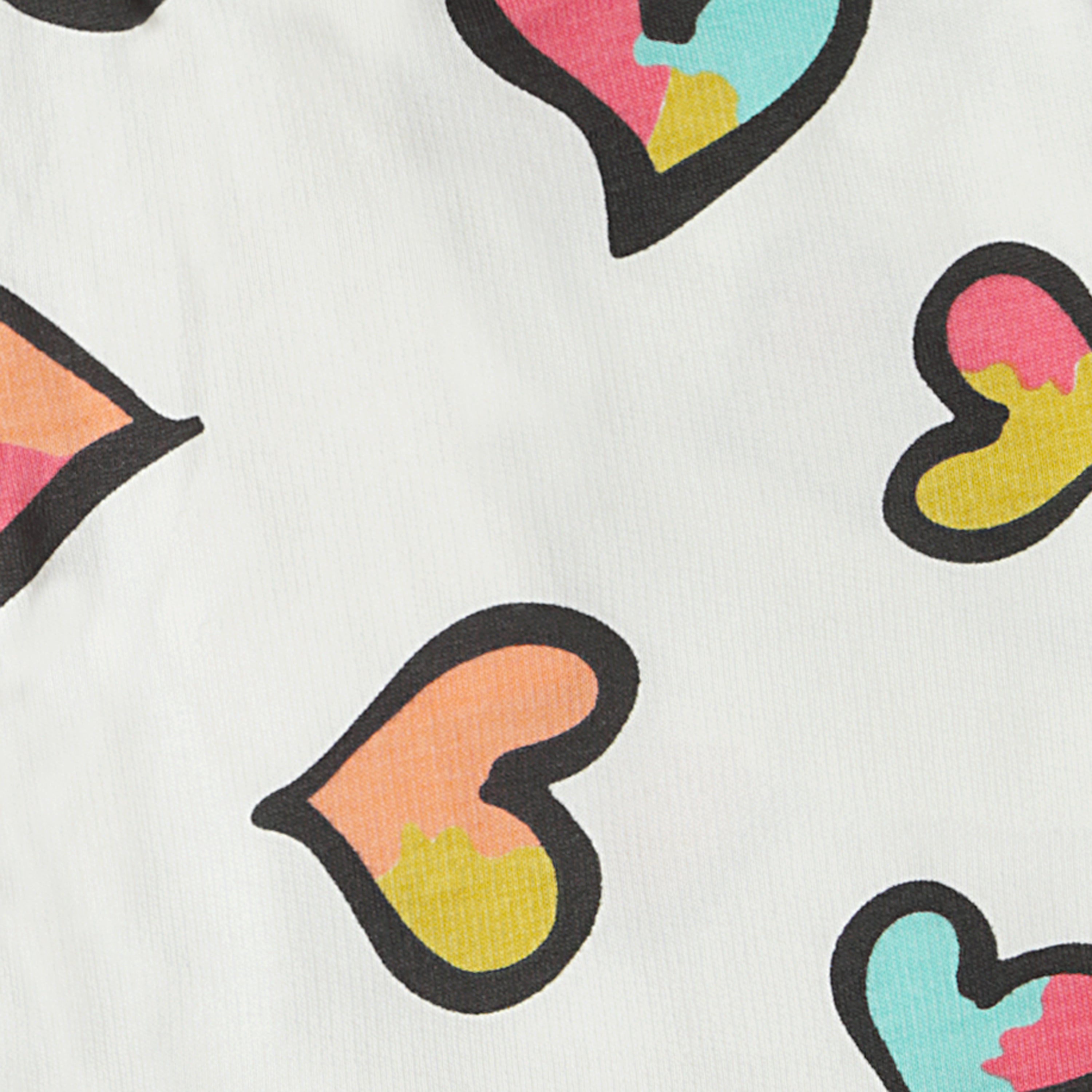 White Heart Print Shorts – Sweet Everyday Style