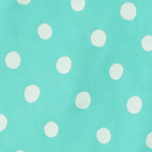 Cool Summer Mint Polka Dot Shorts H875