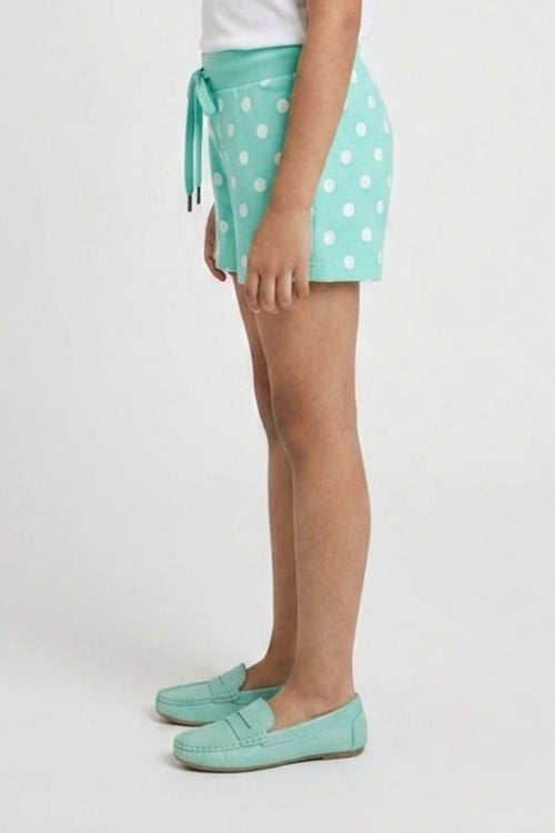 Rama Green Polka Dot Shorts H875