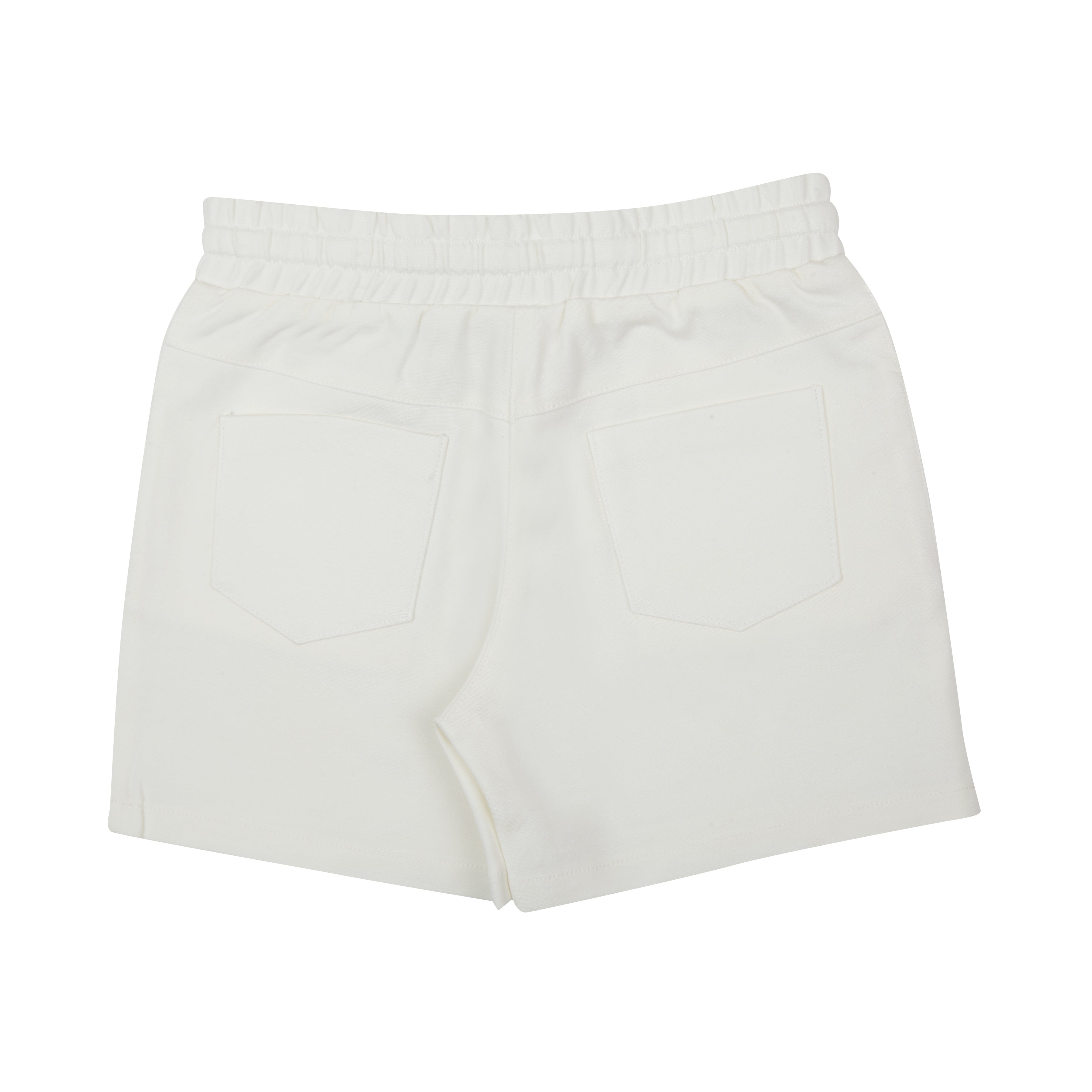 White Knit Shorts – Everyday Comfort Fit