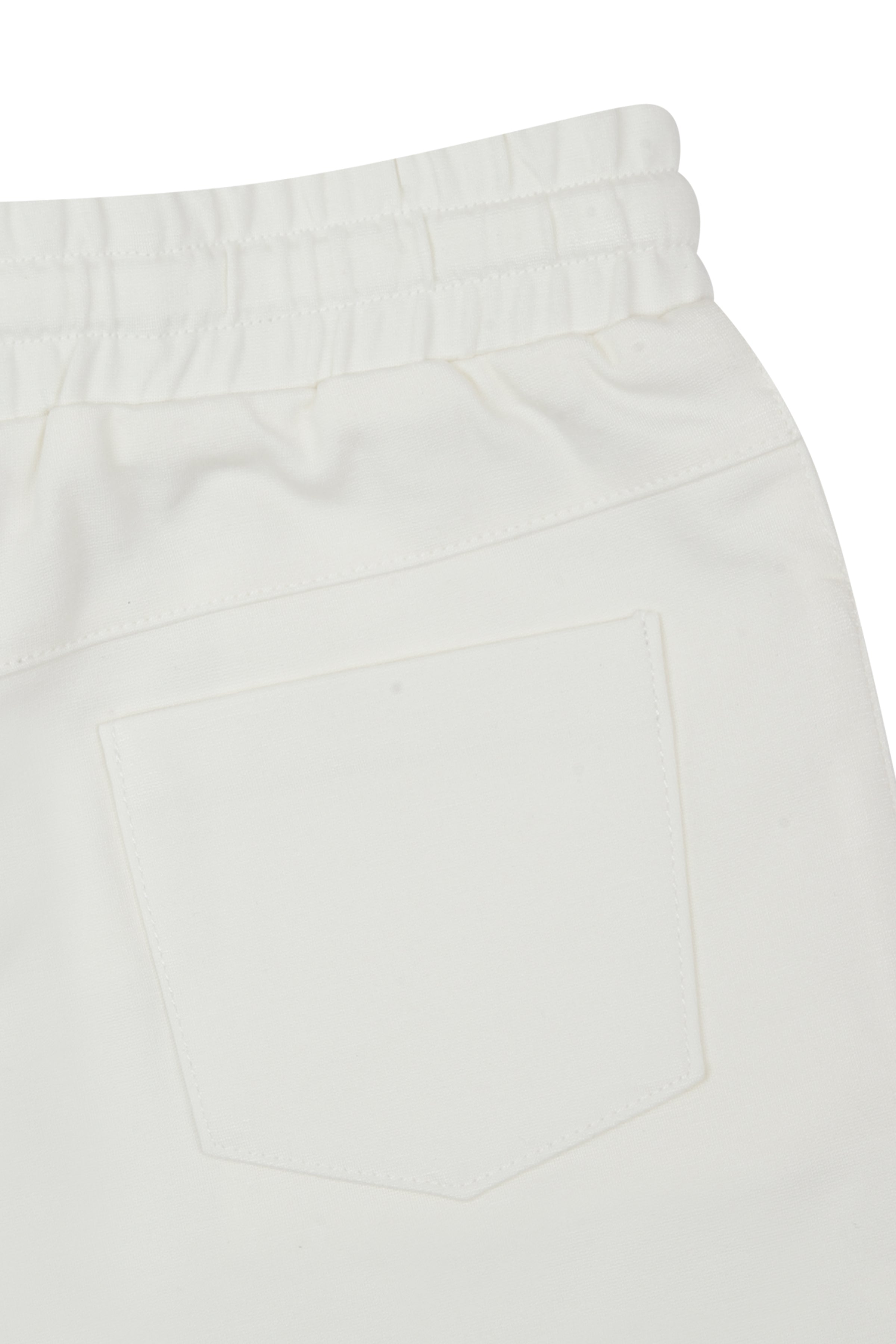 White Knit Shorts – Everyday Comfort Fit