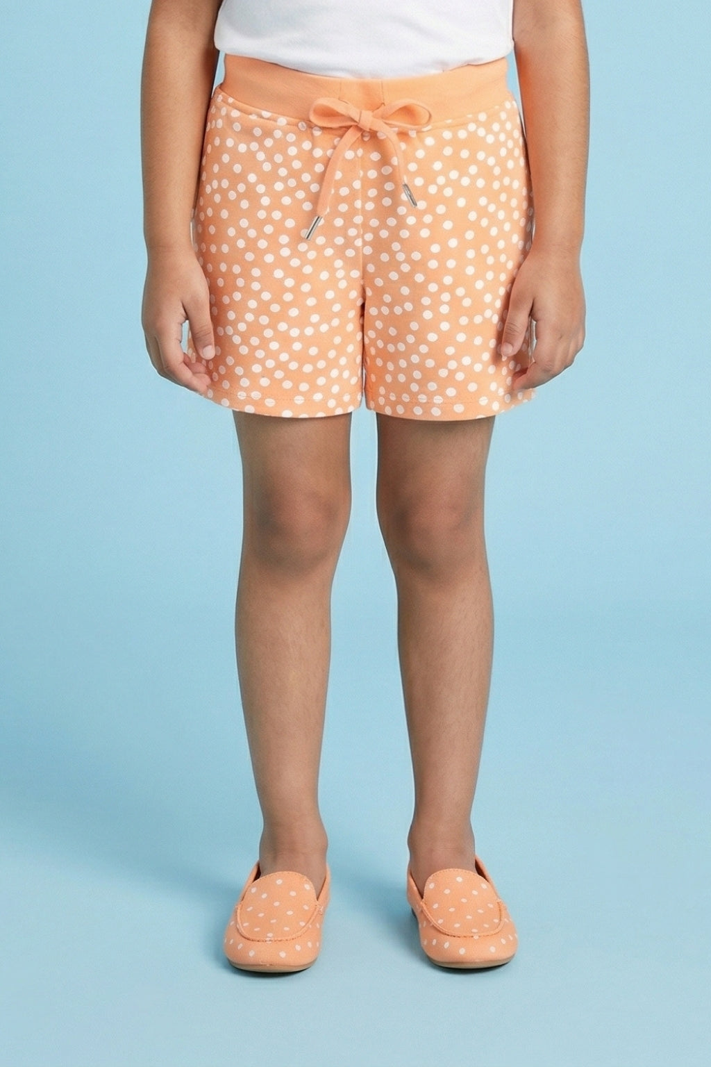 Peach Animal Print Shorts H936