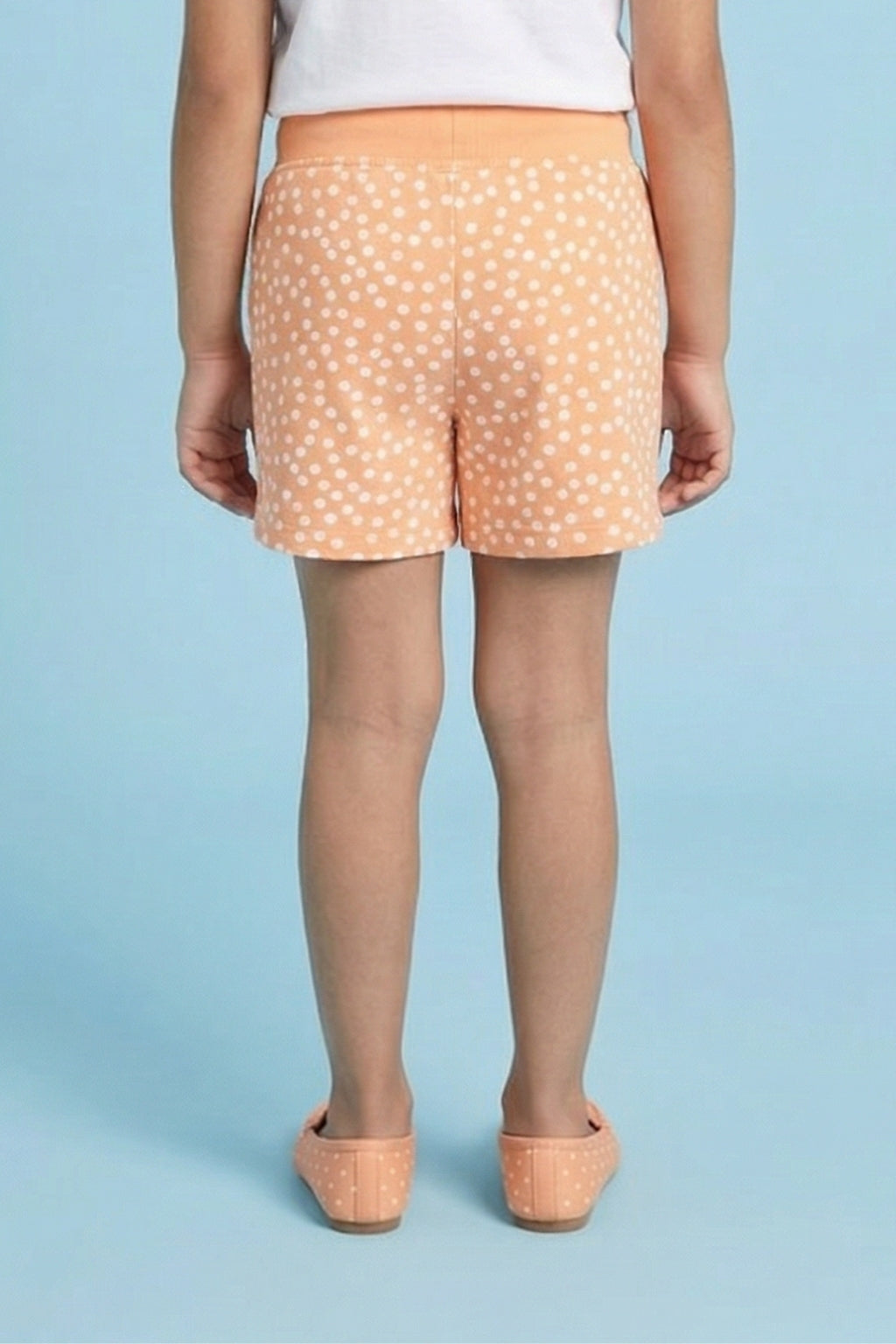 Peach Animal Print Shorts H936
