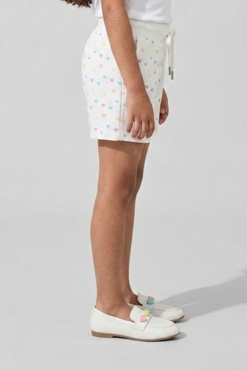 White Polka Dot Shorts H937