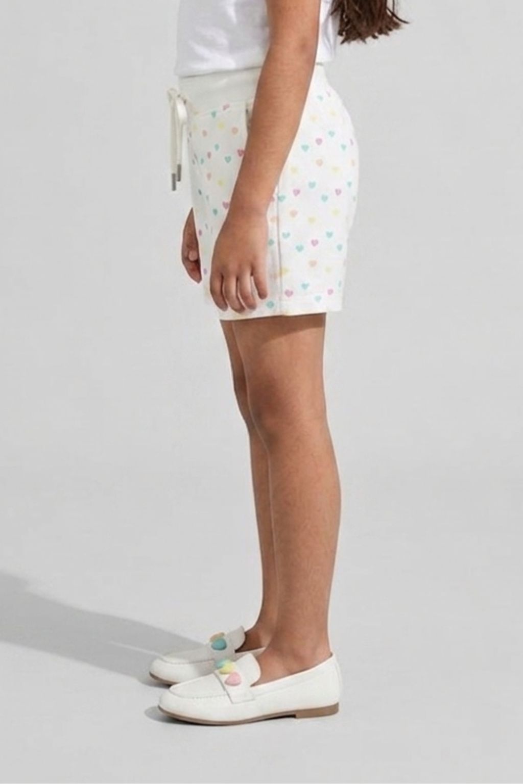 White Polka Dot Shorts H937