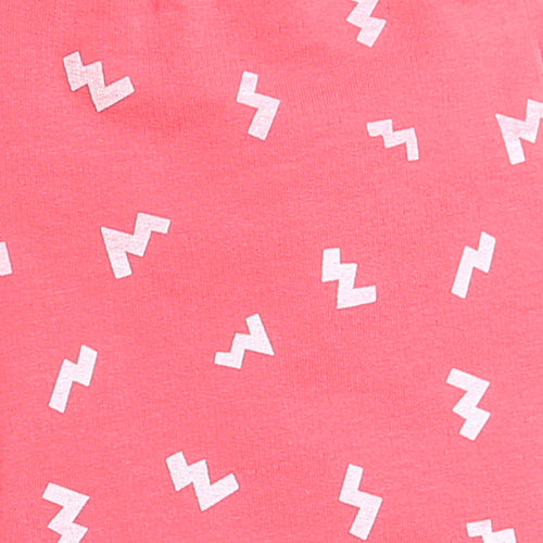 Coral Leaf Print Shorts H938