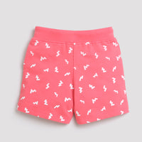 Coral Leaf Print Shorts – Bright & Breezy Look