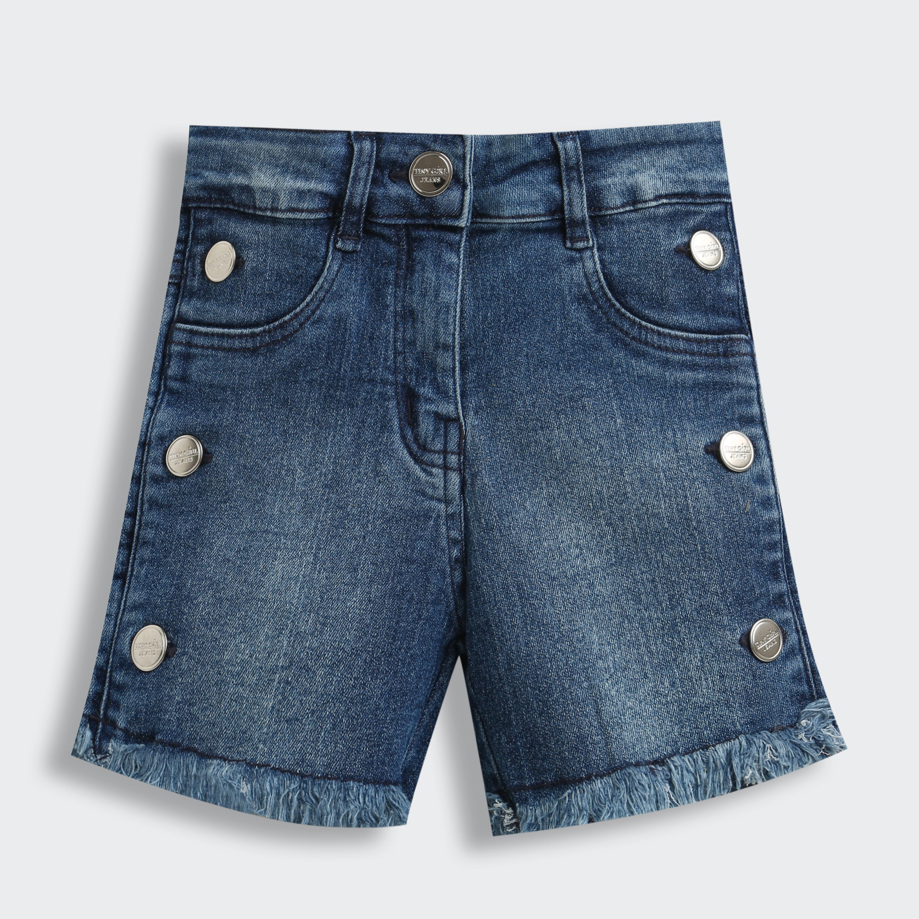 Dark Blue Denim Shorts H959