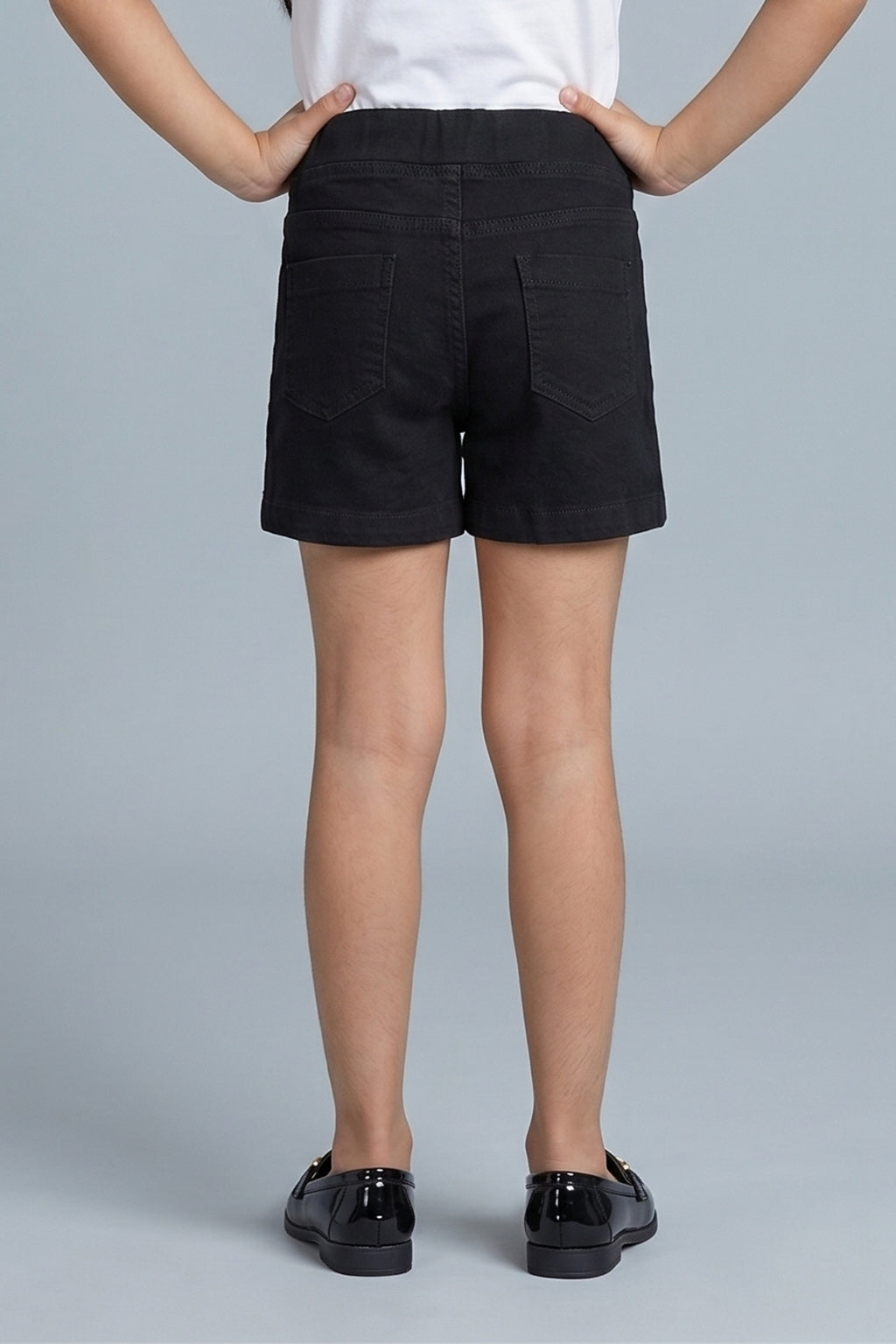 Comfort Fit Black Drawstring Shorts H967