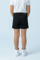 Classic Black Denim Shorts H970