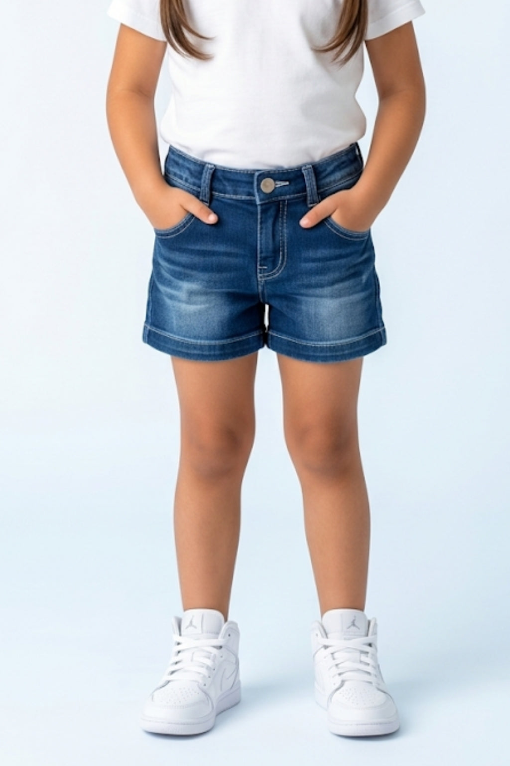 Classic Blue Denim Shorts H970