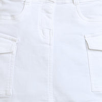 White Cargo Skirt – Smart Utility Chic