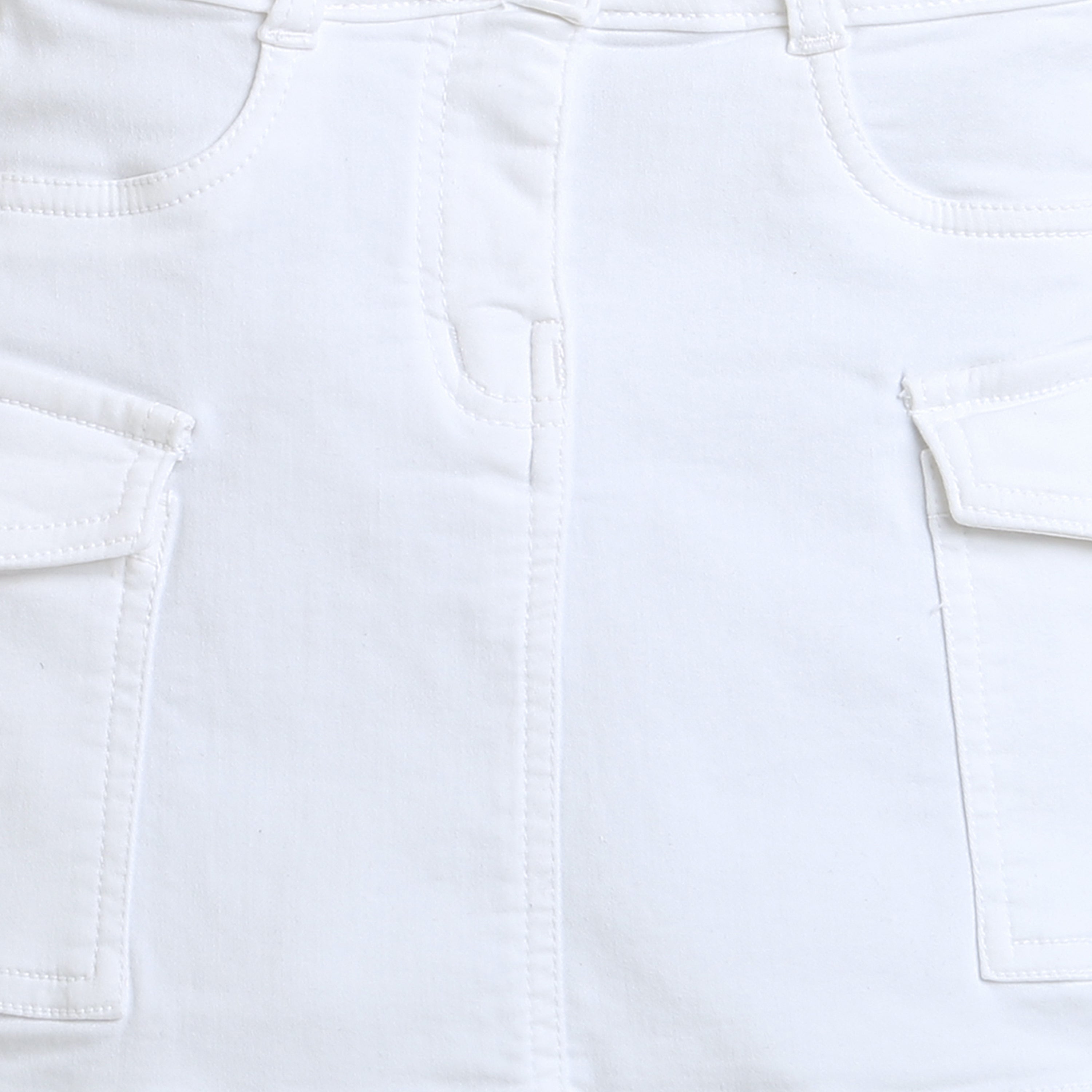 White Cargo Skirt – Smart Utility Chic