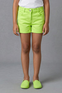 Bold Summer Essential Neon Green Shorts H986