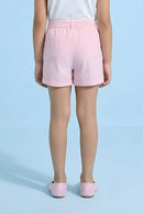 Neon Orange Belted Cargo Shorts H987