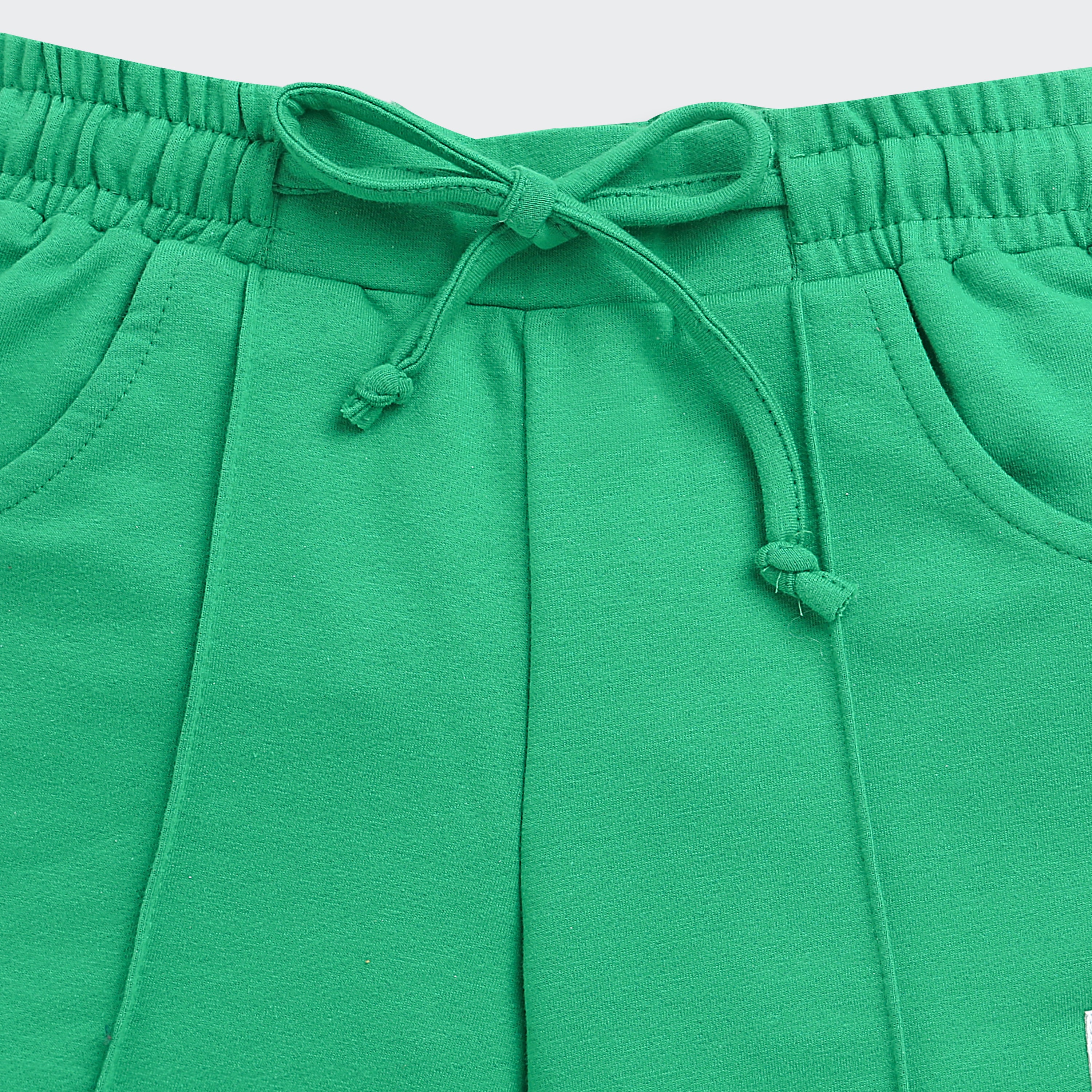 Green Cotton Comfort Shorts H988