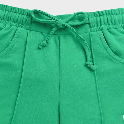 Green Cotton Comfort Shorts H988
