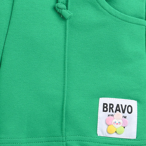 Green Cotton Comfort Shorts H988