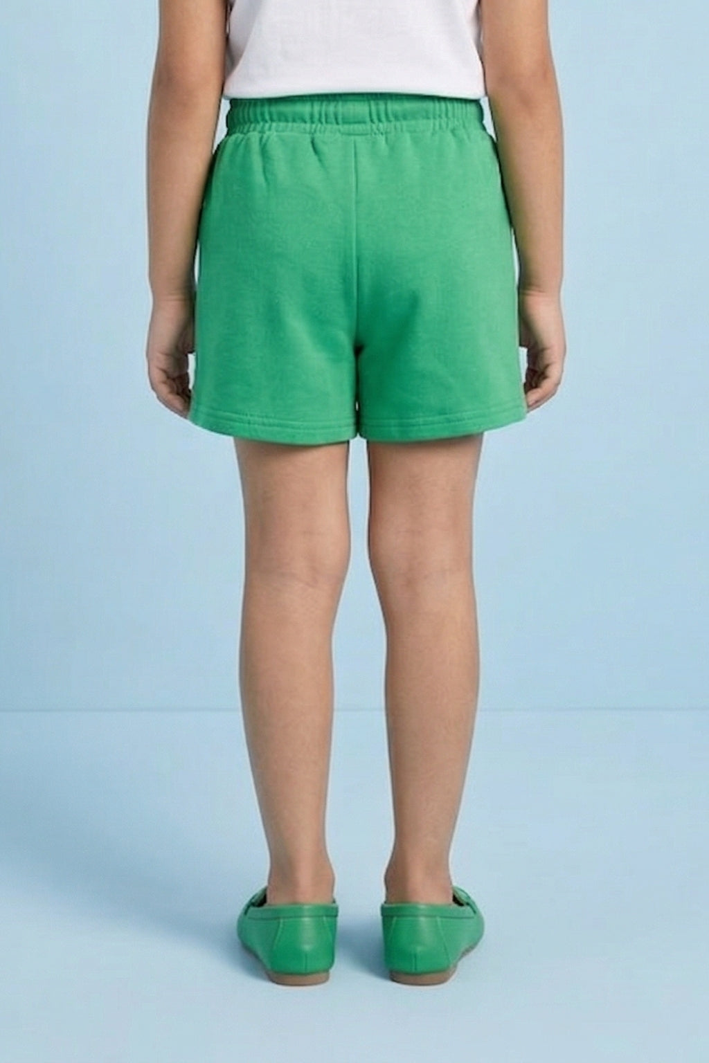 Green Cotton Comfort Shorts H988