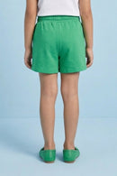 Green Cotton Comfort Shorts H988